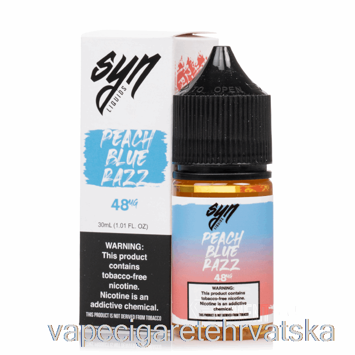 Vape Cigarete Peach Blue Razz - Sin Soli - 30ml 24mg